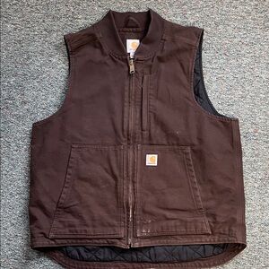 Carhartt Dark Brown Work Vest